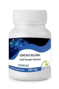 Ginkgo Biloba Leaf Powder 180 Capsules - Picture 1 of 1