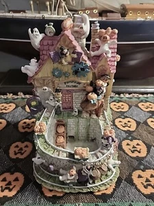 Vintage Halloween KURT ADLER Kürbisfabrik MUSIKALISCHER WASSERBRUNNEN Geister - Bild 1 von 7