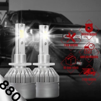 XENTEC LED HID Foglight kit 881 White for Hyundai Veloster 2012-2016 - Image 1 of 4