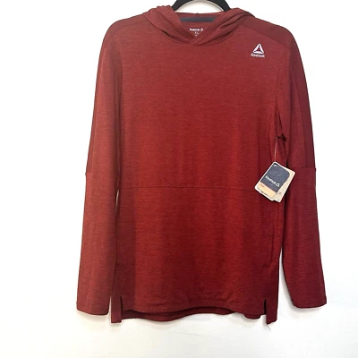Camiseta deportiva con capucha Reebok Sport Merlot Power roja 24/7 Speedwick niños adolescentes XL 16-18 Foto 1 de 4