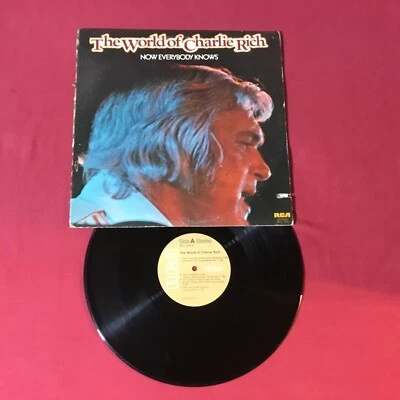 The World Of Charlie Rich / Now Everybody Knows  *1976:Vinyl RCA – APL1-1242 - Image 1 of 4