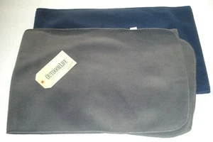 Mens Fleece Scarfs Lot of 2 Navy &   Gray Outdoor Life One Size - Picture 1 of 4