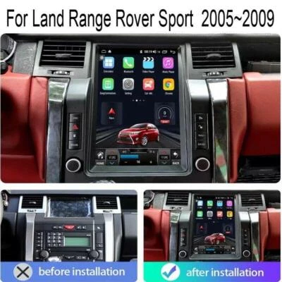 Car Android Gps Navigation Wifi 12.1" For Land Rover Range Rover Sport 2005-2009 - Image 1 of 4