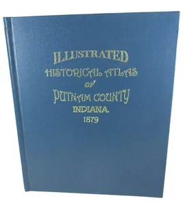 Historical Atlas of Putnam County Indiana Greencastle Cloverdale Bainbridge Book - Picture 1 of 3