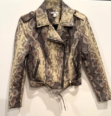 Bar lll Neon Jungle Snake Skin Pattern JAcket Women's Size Small S - Image 1 of 4