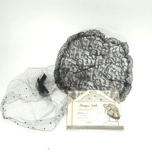 Prayer Veil Chantilly Lace Vintage Religious Church Head Covering - Picture 1 of 10