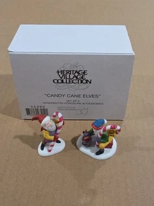 Department 56 North Pole Series Candy Cane Elves #56390 - Picture 1 of 10