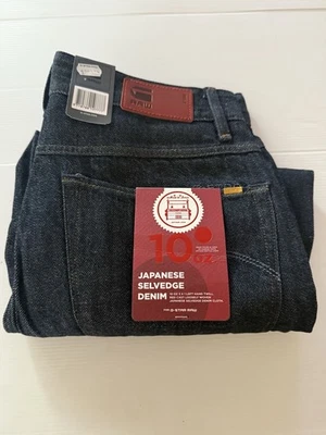Jeans G-Star RAW 3301 Ribete Alto Recto Años 90 Tobillo Japonés Denim Talla 26 Foto 1 de 4
