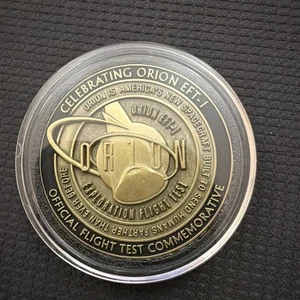 NASA Orion Exploration OFFICIAL Flight Test EFT-1 COMMEMORATIVE MEDALLION - Picture 1 of 2