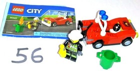 LEGO CITY: Fire Car (30347) #56 Fireman, Cars Toys for kids @ Christmas exciting