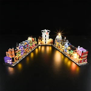 LED Light Sets For LEGO 76444 The Magic Shops of Diagon Alley No Model - Picture 1 of 8