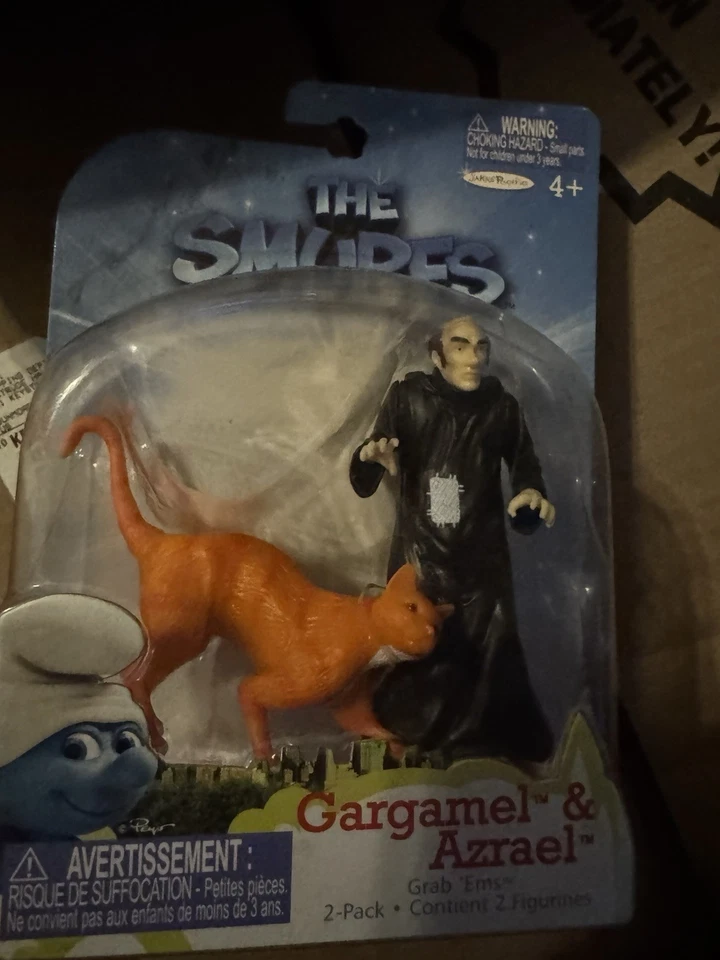 Смурфики побег из Гаргамеля GARGAMEL и AZRAEL 2 упаковки фигурки JAKKS 2011 - Изображение 1 из 1