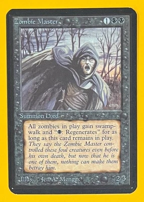 MTG ZOMBIE MASTER Alpha (OldManMTG 012-380) - Image 1 of 4