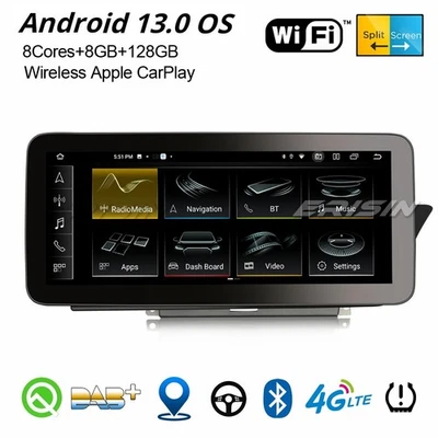 12.3" 8-Core 128GB Android 13 DAB+ CarPlay Car Stereo GPS Navi For Audi A4/A5/B8 - Image 1 of 4