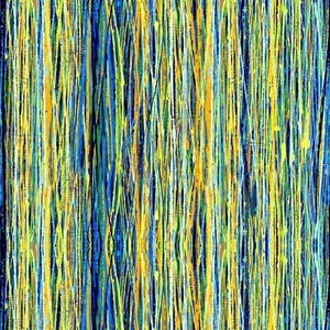 Feline Drive Stoff SUNFLOWER SYMPHONY Saite Streifen - Fat Quarter (18x22") FQ - Bild 1 von 8