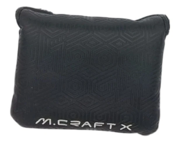Черный/белый чехол для головки паттера с молотком Mizuno Golf M Craft X - Изображение 1 из 1