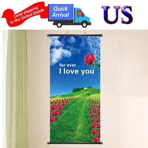 Cloth Hanging Painting Nature Scenerys Poster Print Landscape Room Decoration - Picture 1 of 7