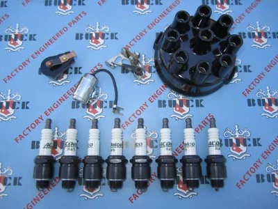 Kit de puesta a punto Buick 1938-1953. Special Super Century Roadmaster Limited Straight 8 Foto 1 de 4