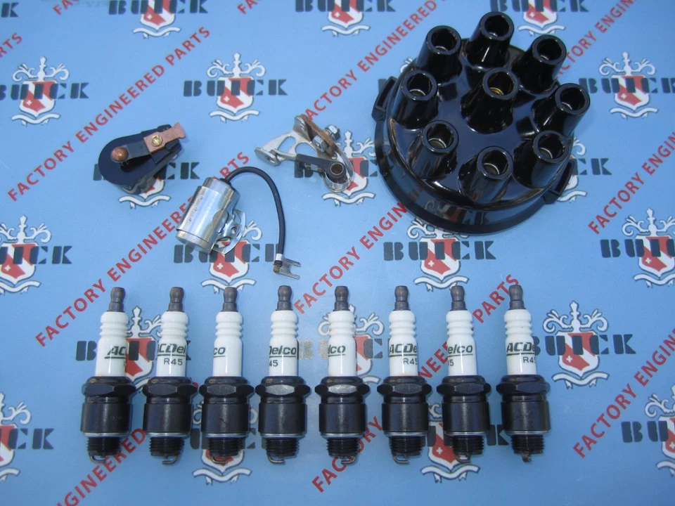 Kit de puesta a punto Buick 1938-1953. Special Super Century Roadmaster Limited Straight 8 Foto 1 de 4