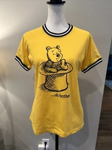 Disney Store Winnie The Pooh OH BOTHER Yellow T-Shirt Women's Size XS - Picture 1 of 8