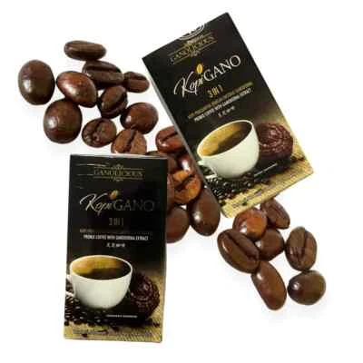 Gano Excel - Gano Cafe 3 in 1 Ganoderma Coffee 15 Sachets New Packaging - Halal - Image 1 of 4