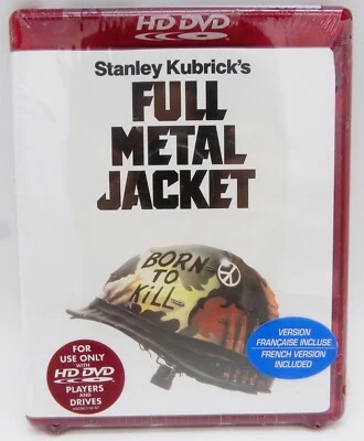 Rare White Cover Brand New Full Metal Jacket Action Shooter HD-DVD 2006 Warner - Image 1 of 3
