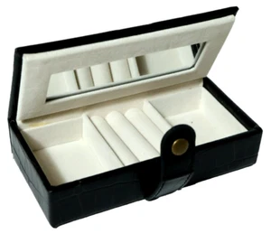 Kleine Schmuckbox Schmucktruhe Schmuck Schatulle Ringe Box Reisebox Reisetruhe - Bild 1 von 7