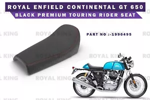 "Royal Enfield Continental GT 650 ""Asiento Touring Raider negro premium" - Imagen 1 de 8