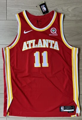 Camiseta Nike autêntica 2020-21 Atlanta Hawks Trae Young #11 edição ícone - Tamanho 52 - Imagem 1 de 4