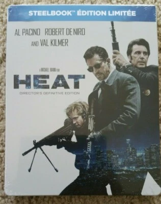 HEAT Blu-ray Steelbook (German/French Region-Free Import) RARE Director's Cut - Image 1 of 4