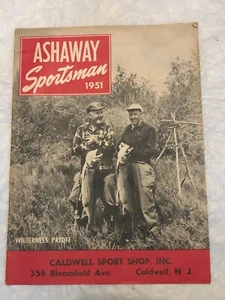 Scarce Vintage 1951 D Ashaway Line Sportsman Fishing Annual Magazine Caldwell - Picture 1 of 4