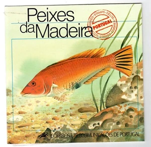 Fische aus Madeira Post Portugal 8 BRIEFMARKEN POISSON POST TELEKOMMUNIKATION - Bild 1 von 3