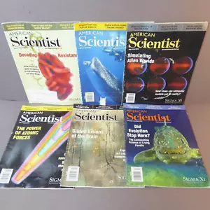American Scientist Magazine Completer Year of 6 Issues 2014 - Picture 1 of 16