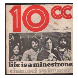 10cc Vinile 7" 45 giri Life Is A Minestrone / Channel Swimmer / 6008010 Nuovo - Picture 1 of 2