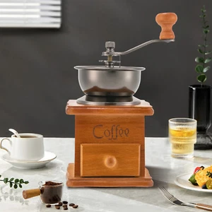 Antik Nostalgie RetroDesign Kaffee Mühle Kaffeemühlen Handmühle für Kaffeebohnen - Bild 1 von 22