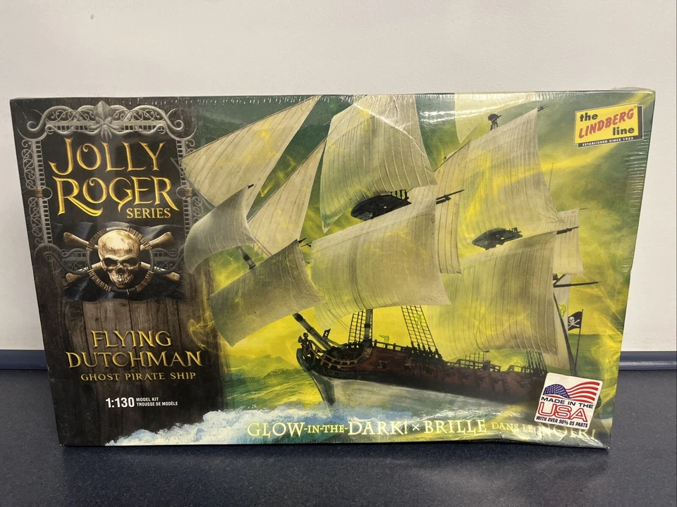 Lindberg Models Ln218 1130 Scale Jolly Roger Series The Flying Dutchman Model