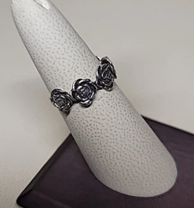 Sterling Silber Ring (E1B) - Bild 1 von 5