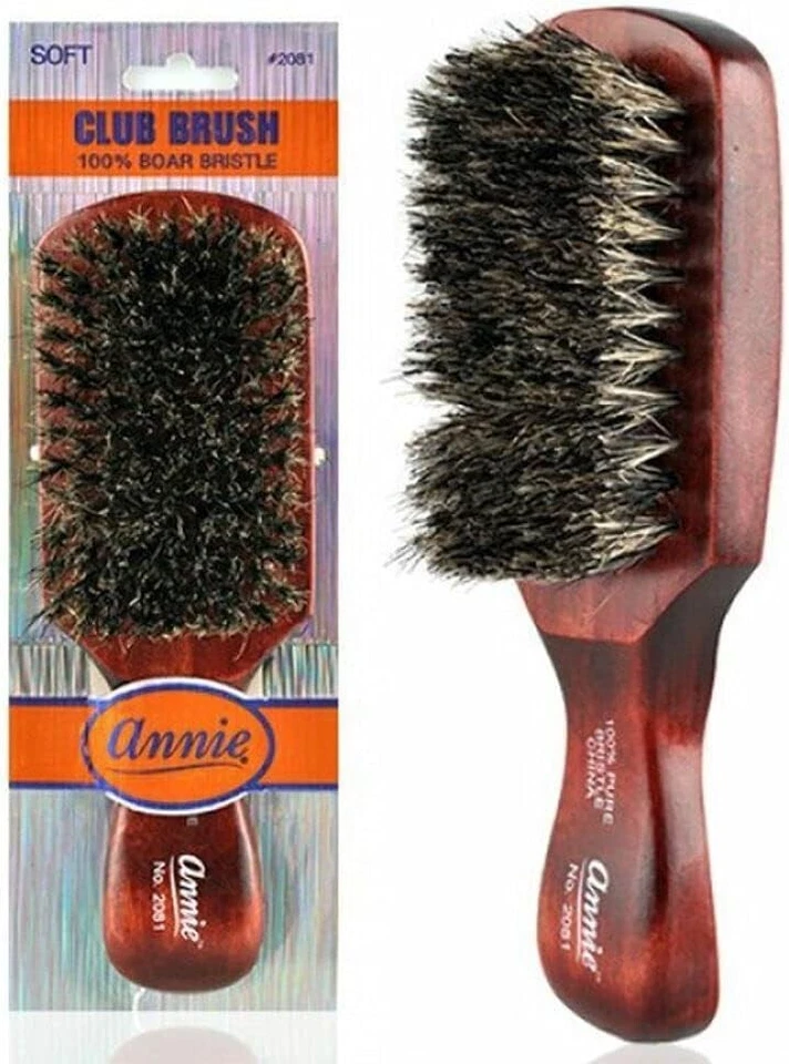 Soft Club 100% Pure Boar Bristle Wave Hair Brush dura Man New - Image 1 of 1