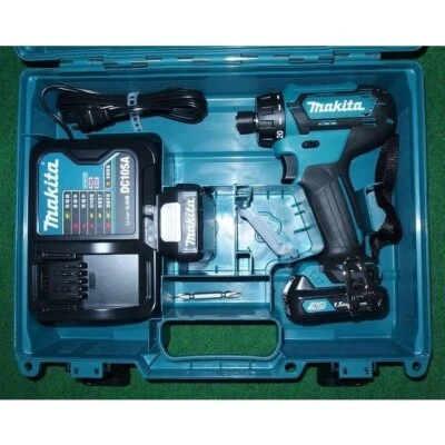 Makita DF033DSHX 10,8 V Akkuschrauber Bohrer mit Bithülse komplettes Set - Bild 1 von 3