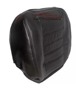 Driver Side Bottom Leather Seat Cover BLK 03-07 Compatible with Hummer H2 AWD - Picture 1 of 5