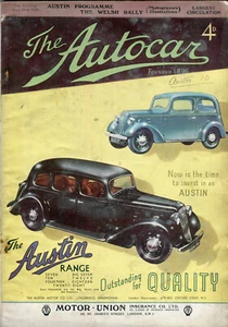 Autocar magazine 29 July 1938 MG 1100 Hotchkiss-Amilcar Bira's Maserati Austin - Picture 1 of 1