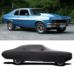 Cubierta de auto completa elástica satinada impermeable a prueba de polvo para Chevrolet Nova 1969-1988 - Imagen 1 de 6