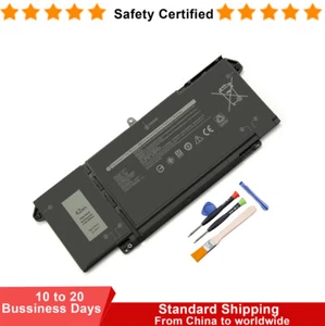 42WH 9JM71 Battery For Dell Latitude 13 5320 7320 14 7420 7520 4M1JN 1PP63 HDGJ8 - Afbeelding 1 van 6