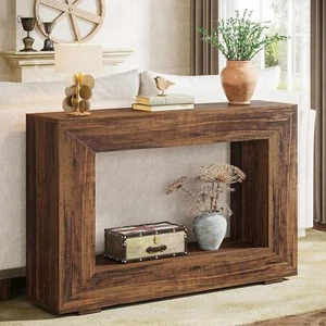 Farmhouse Console Table,Entryway Console Table with Storage - Picture 1 of 8