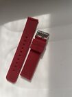 Barton Red Rubber Quick Release 20mm Watch Band