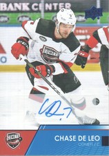 2021-22 Upper Deck AHL Hockey Autographs #41 Chase De Leo Auto