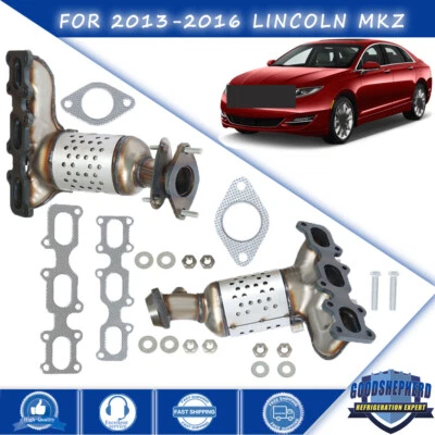 Convertidor catalítico de escape delantero izquierdo y derecho para Lincoln MKZ 2013-2016 3,7 L V6 Foto 1 de 4