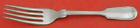 Fiddle Thread by Frank Smith Sterling Silver Dinner Fork 7 1/2" Flatware Antique