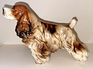 VINTAGE SPANIEL FIGURINE UCAGCO JAPAN 7" - Picture 1 of 6