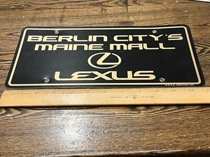 1990s Lexus ME license plate car automobile dealer Berlin City Maine Mall - Picture 1 of 1